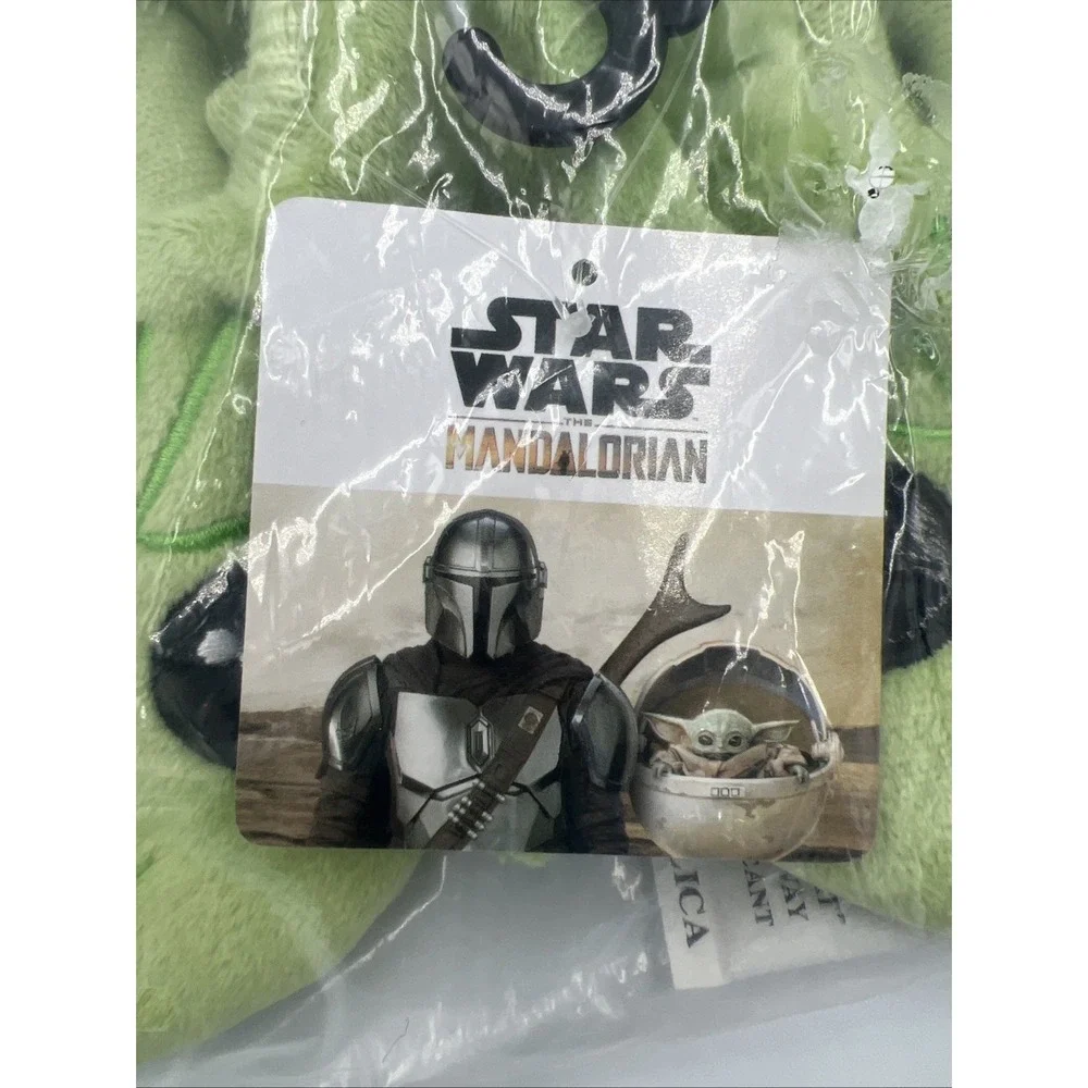Disney Star Wars The Mandalorian Baby Yoda Grogu Slippers Kid Toddler Lg9-10 NWT